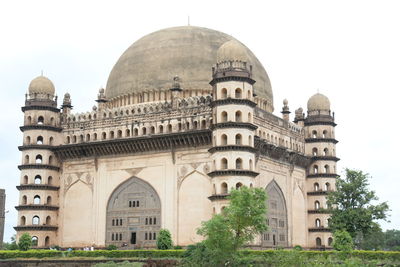 Low angle view of historical building against sky