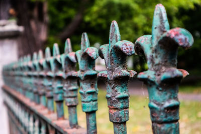 Close-up of rusty metal