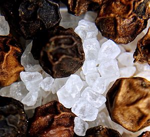 Close-up of food on table
