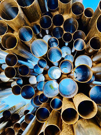 large group of objects