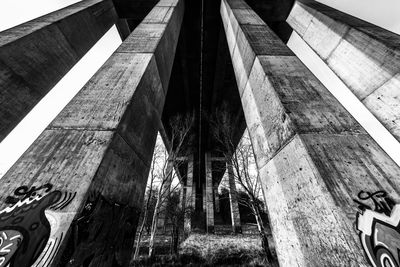 Low angle view of bridge