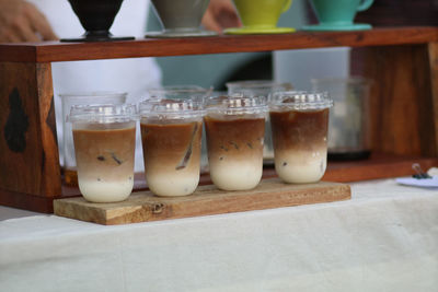 Close-up of drink on table