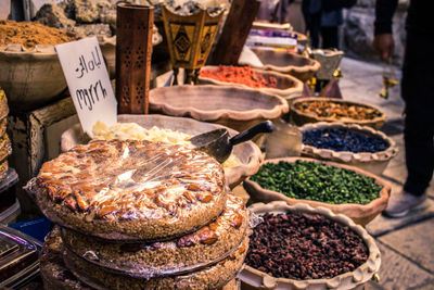 Close-up of food for sale