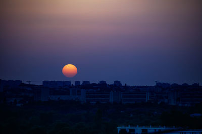 Scenic view of sunset