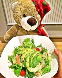 Close-up of salad in plate