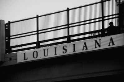 Information sign on wall