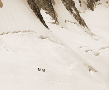 Scenic view of snowcapped mountain