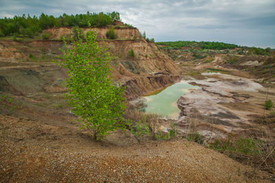 Scenic view of landscape against sky