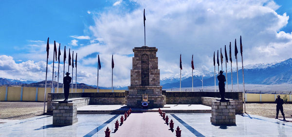 A museum dedicated to war hero's of india situated in ladakh valley in himalayan region of india 