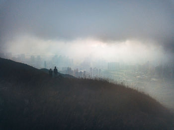 Panoramic view of landscape against sky