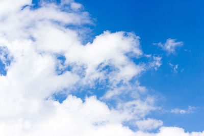 Low angle view of clouds in sky