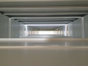 Empty corridor of building