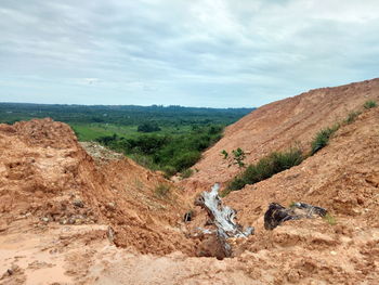 Scenic view of landscape against sky