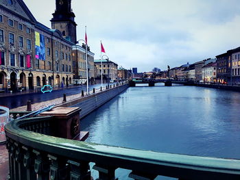 View of bridge over river