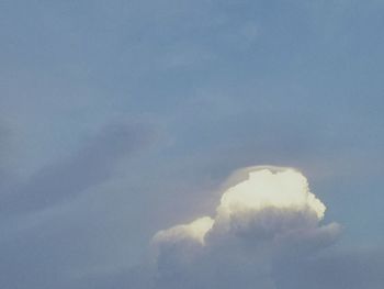 Low angle view of clouds in sky