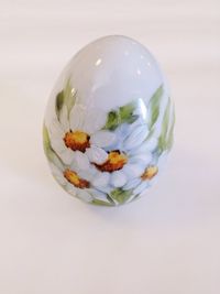 High angle view of food on white background