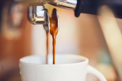 Close-up of coffee cup