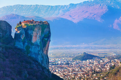 Aerial view of city