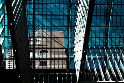 Low angle view of glass building