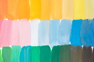 Full frame shot of multi colored papers