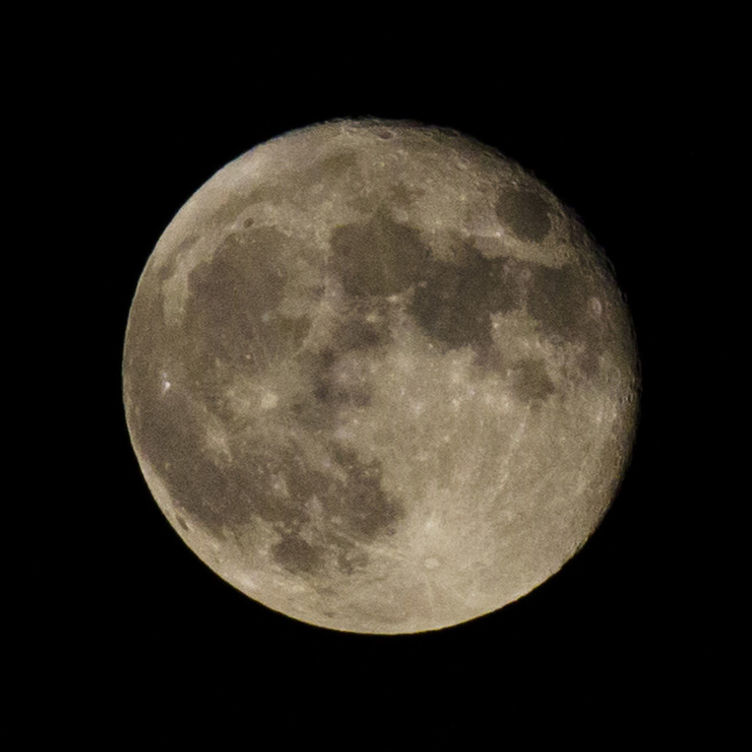 LOW ANGLE VIEW OF MOON AT NIGHT