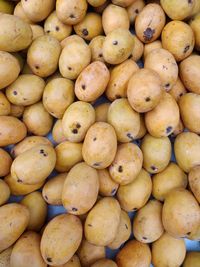 Full frame shot of fruits for sale in market