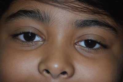 Close-up portrait of boy