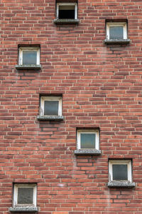 Brick wall and windows