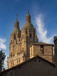 Low angle view of church against sky