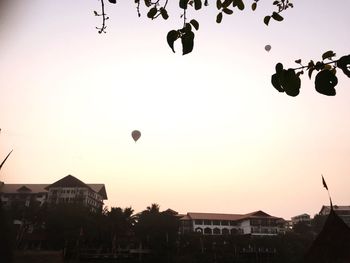 Low angle view of buildings against sky