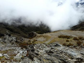 Scenic view of landscape against sky