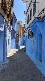 Blue village streets 