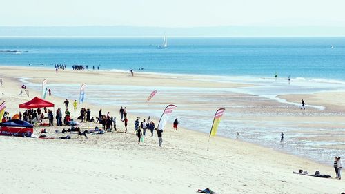 People on beach