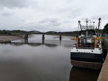 Scenic view of river against sky