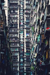 Full frame shot of residential buildings