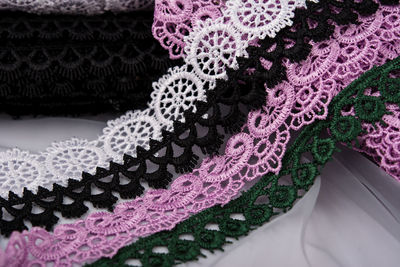 Full frame shot of multi colored fabric