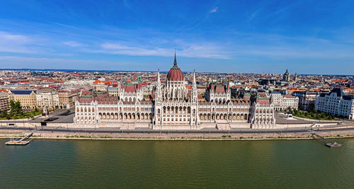 View of buildings in city