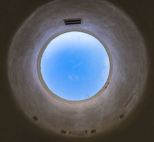 Low angle view of arch against sky