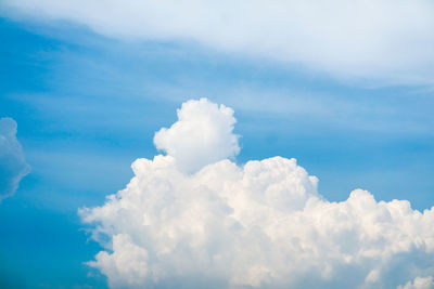 Low angle view of clouds in sky