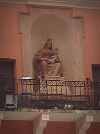 Low angle view of statue