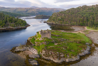 Scenic view of river against sky