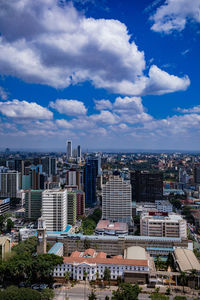 Nairobi city county skyline skyscrapers kenya's capital east africa panoramic scenic views from kicc