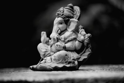 Close-up of ganesha statue