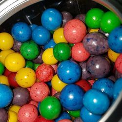 Close-up of colorful balls