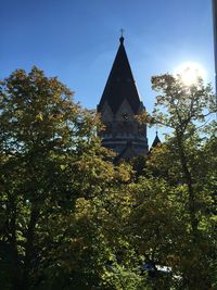 Low angle view of church