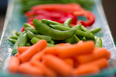 Close-up of red chili peppers
