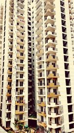Low angle view of apartment building