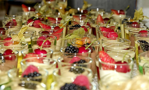 Close-up of food on table at store
