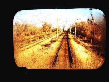 Close-up of car against clear sky