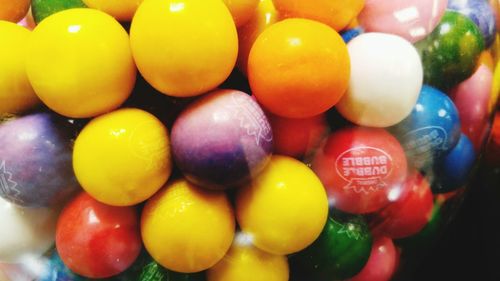 Close-up of multi colored candies